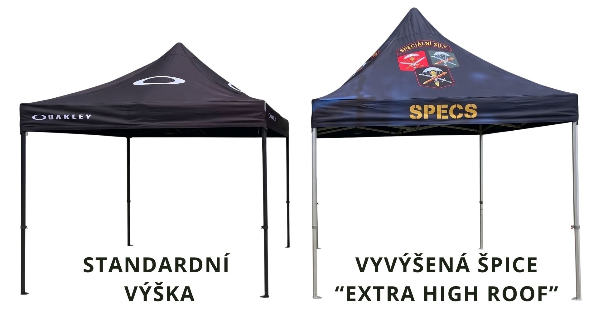 Porovnání STANDARD a EXTRAHIGH ROOF